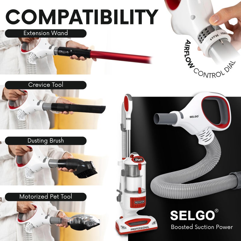 Selgo Upgraded Replacement Hose Handle for Shark Rotator Professional Lift-Away Vacuums | for Series NV500, NV501, NV502, NV503, NV504, NV505, NV510, NV552, UV560, & More Models, (Only Models Listed Below) - Image 5